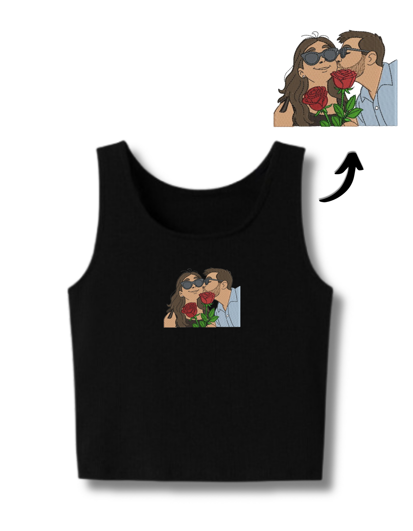 Top Bordado Personalizado