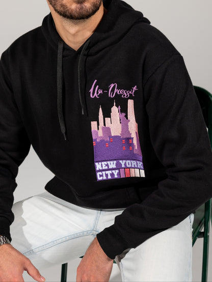 Hoodie Preta New York