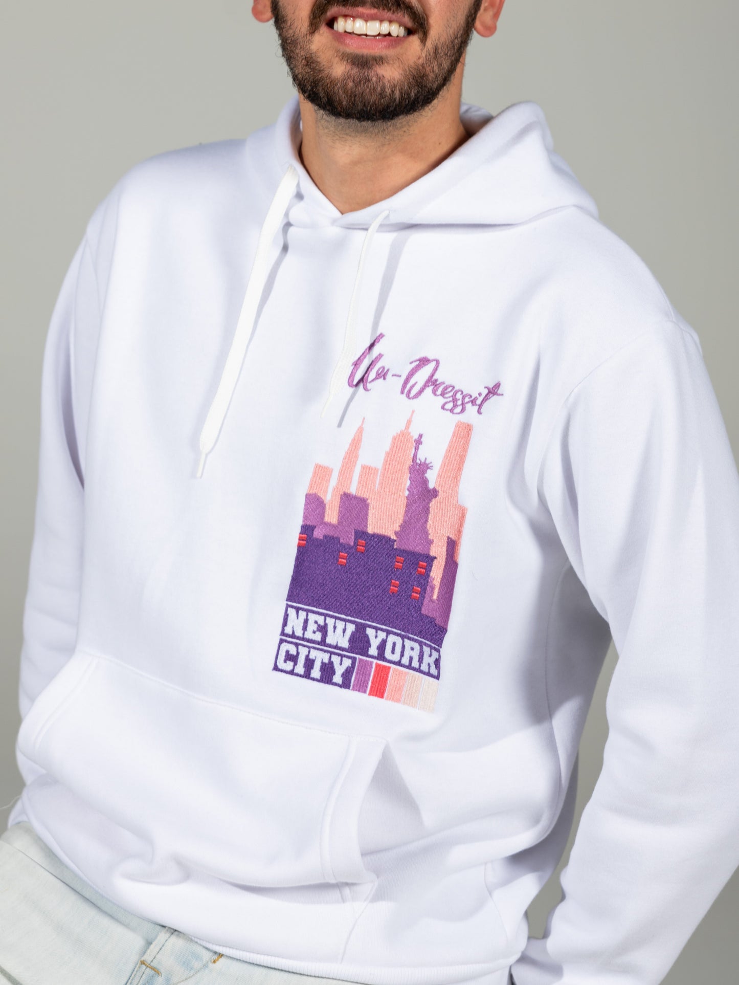 Hoodie Branca New York